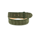 1.5" Straight Green Nubuck Ultra Croc