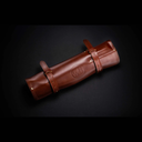 K19 Kultro Pro Orb Blue Chef Knives on Walnut
