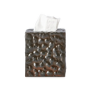 Hammered Square Tissue Box