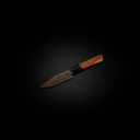 K22 Black Flare Steak on Walnut