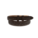 1" Tapered Chocolate Elephant Hide Belt