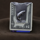 San Augustine 1502 Sanded Jumping Trout Money Clip