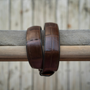 1.5" Straight Premium Alligator Belt Brown