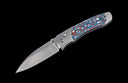 A-Series A300-11 Titanium pocketknife with stainless blade and colored carbon fiber