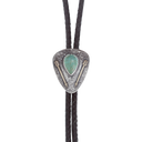 Bolo 1877 Triangular Sterling with Turquoise and Yellow Gold Arrows