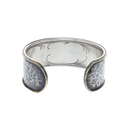 Bracelet 1457 Hammered Sterling with Gold Border