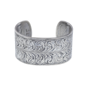 Bracelet 2110 Scroll Engraved Sterling Cuff