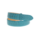 1.5" Straight Turquoise American Alligator