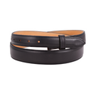 1" Tapered Smooth Italian Calf Belt Black