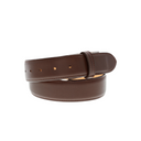 1.5" Straight Italian Calf Belt Chocolate