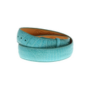 1.5" Straight Premium Turquoise Alligator Belt