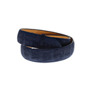 1.5" Straight Premium Navy Sueded Alligator Belt