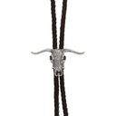 Bolo 1843 Sterling Silver Longhorn Skull
