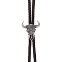 Bolo 1900 Sterling Silver Buffalo Skull