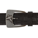 Clay 1607 Wheatgrass Engraved Buckle Only with Sterling Pheasant