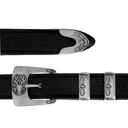 Clay 1960 Sterling Silver Buck Buckle Set