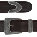 Clay 2022 Wheatgrass Engraved Sterling Buckle Set