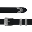 Clay 2056 Gun Engraved Buckle Set