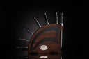 Orb Blue Kultro Pro Chef Knife Set with Maple Display