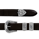 Collin 1821 Sterling & Sapphire Buckle Set