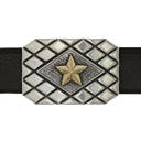 Crockett 1802 Diamond Embossed with Gold Star