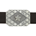 Crockett 1805 Diamond Embossed with Sterling Star