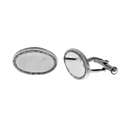 Cufflinks 1801 Sterling Oval