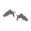 Cufflinks 1919 Sterling Jumping Trout
