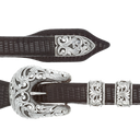 Dawson 1830 Sterling Silver Buckle Set with Overlays