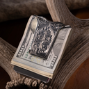 San Augustine 1800 Large Sterling Silver Engraved Money Clip