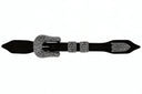 Dawson 1805 Sterling Buckle Set with Sterling Overlays and Flowers