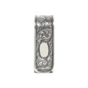 Folded 1802 Sterling Silver Personalized Engraved Money Clip