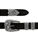 Fort Bend 1826 Sterling Quail Buckle Set