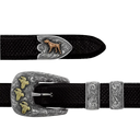 Fort Bend 1844 Quail and Pointer Buckle Set