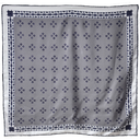 Navy Clint Orms Silk Twill Scarf