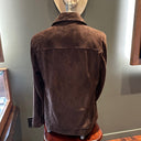 Suede Denim Chocolate Felix Jacket