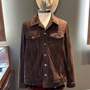 Suede Denim Chocolate Felix Jacket
