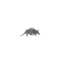 Hat Pin 1810 Sterling Silver Armadillo