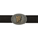 Hunt 1815 Gun Engraved Sterling with 14K Elephant