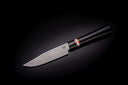 Ebony Kultro Gourmet Steak Knife Set with Black Walnut Display