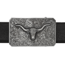 Jasper 1802 Sterling Engraved Longhorn