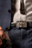Zavala 1835 Gold Cape Buffalo Trophy Buckle
