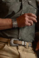 Pecos 1801 Engraved 1" Ranger Buckle Set