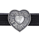 Loving 1810 Sterling Heart Trophy Buckle