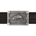 Martin 1601 Sterling Jumping Trout Trophy Buckle