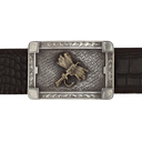 Martin 1818 Wheatgrass Engraved Sterling with Gold Fly