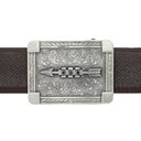 Morris 1806 Sterling Arrow & Sapphire Trophy Buckle