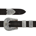 Pecos 1801 Engraved 1" Ranger Buckle Set