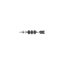 Pin 1900 Sterling Arrow with Sapphires