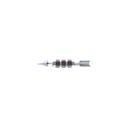 Pin 1901 Sterling Arrow with Rubies